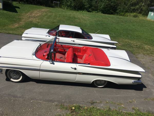 2 1959 Chevrolet Impala Classics Convertible & Hardtop for sale in Caribou, ME – photo 2