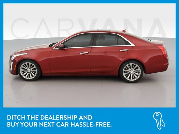 2014 Caddy Cadillac CTS 2 0 Luxury Collection Sedan 4D sedan Red for sale in Arlington, TX – photo 4