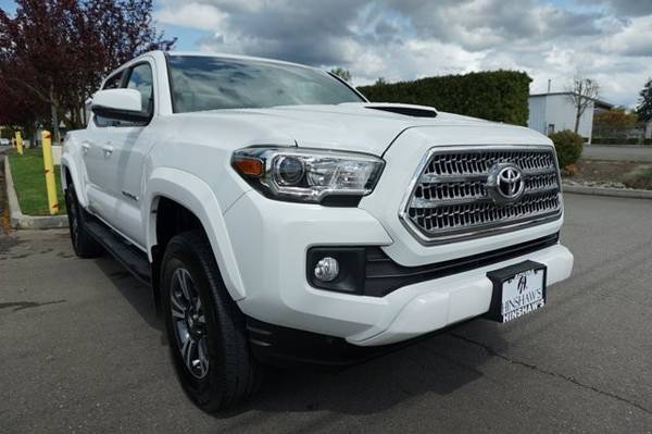 2017 Toyota Tacoma 4x4 4WD Truck Crew cab EBONY - - by for sale in Fife, WA – photo 2