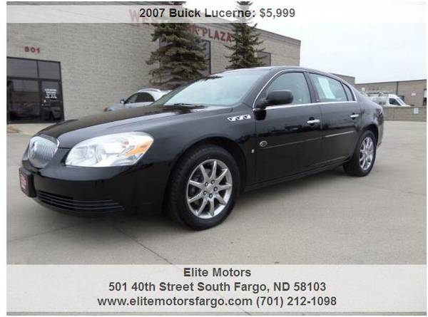 2007 Buick Lucerne CXL, 3800V6, Leather, Sunroof, Sharp! - cars &... for sale in Fargo, ND