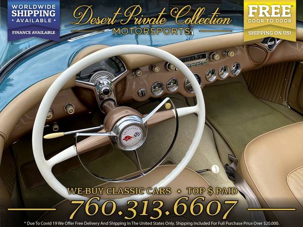 1954 Chevrolet CORVETTE c1 Restored Convertible which won t last for sale in Other, IL – photo 11