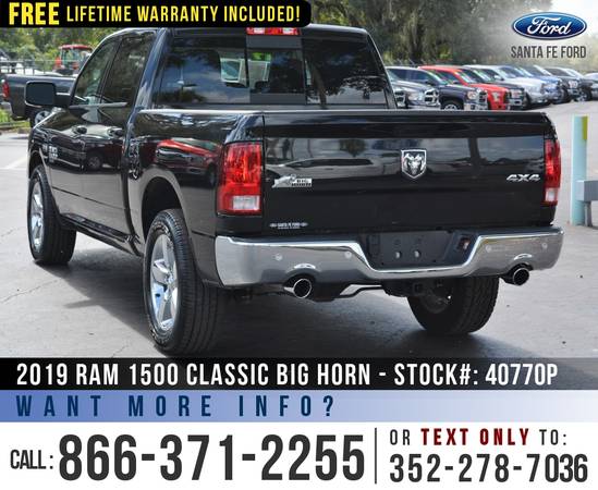 2019 RAM 1500 CLASSIC BIG HORN *** Cruise Control, Bedliner *** -... for sale in Alachua, FL – photo 5