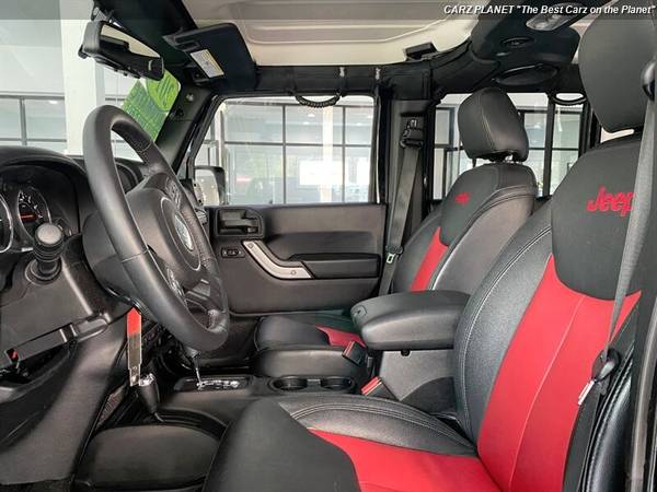 2014 Jeep Wrangler 4x4 Unlimited Sahara LIFTED RED SEATS 4WD JEEP... for sale in Gladstone, OR – photo 4