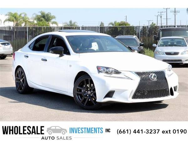 2015 Lexus IS sedan 250 Crafted Line (Ultra White) for sale in Van Nuys, CA – photo 3