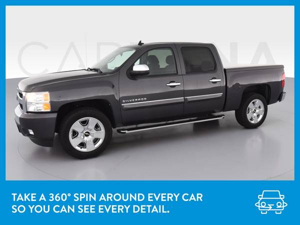 2011 Chevy Chevrolet Silverado 1500 Crew Cab LT Pickup 4D 5 3/4 ft for sale in Springfield, IL – photo 3