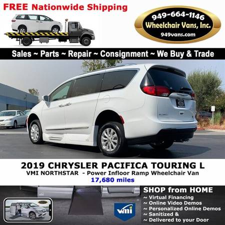 2019 Chrysler Pacifica Touring L Wheelchair Van VMI Northstar - Pow... for sale in LAGUNA HILLS, UT – photo 7