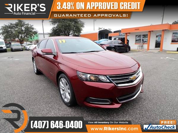 $170/mo - 2017 Chevrolet Impala LT 1LT - 100 Approved! - cars &... for sale in Kissimmee, FL – photo 6