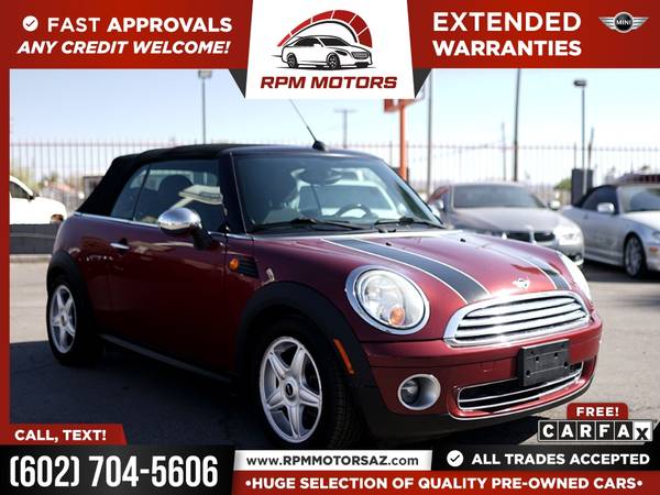 2010 Mini Cooper Convertible 6SPD 6 SPD 6-SPD FOR ONLY 142/mo! for sale in Phoenix, AZ – photo 6