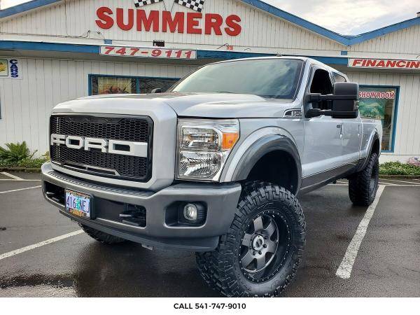 2016 FORD F-250 F250 SD LARIAT CREW CAB 4WD (Silver) - cars & for sale in Eugene, OR