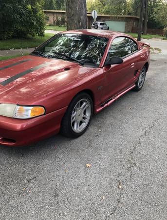 1998 Ford Mustang Gt Red for sale in Dolton, IL