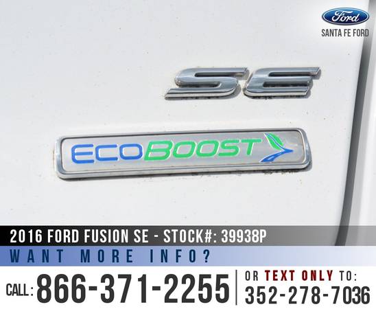 *** 2016 Ford Fusion SE *** SYNC - Bluetooth - Touchscreen - Camera for sale in Alachua, GA – photo 11
