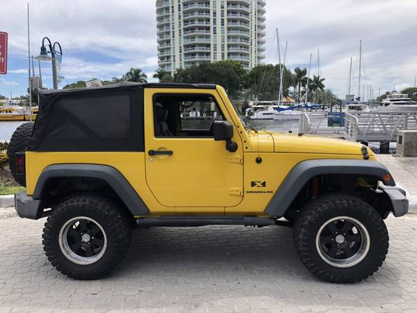 2008 *Jeep* *Wrangler* *4WD 2dr X* Detonator Yellow for sale in Fort Lauderdale, FL – photo 23