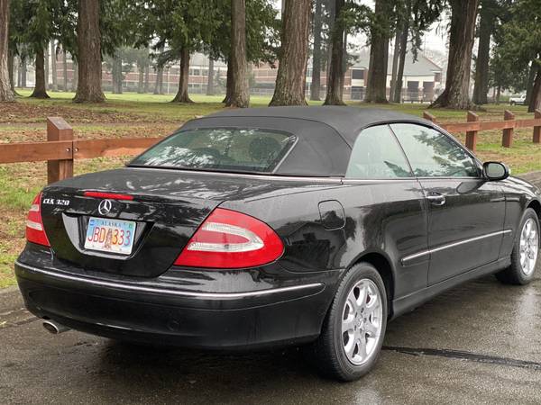 2004 Mercedes Benz CLK 320 Convertible Black on black With only 52k... for sale in Tacoma, WA – photo 5