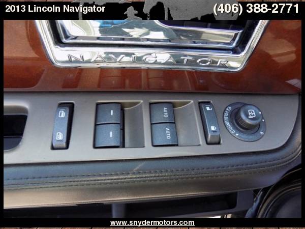 2013 Lincoln Navigator, clean, 4x4, leather, moon, DVD for sale in Belgrade, MT – photo 11