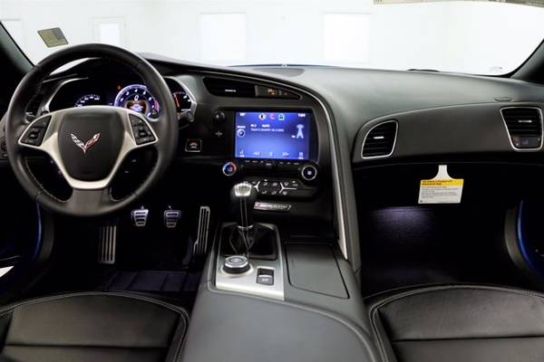 LEATHER! MANUAL! 2014 Chevy CORVETTE STINGRAY Z51 1LT Coupe Blue for sale in clinton, OK – photo 5