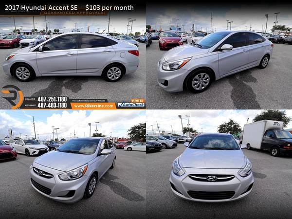 $137/mo - 2017 Toyota Yaris L - 100 Approved! - cars & trucks - by... for sale in Kissimmee, FL – photo 24