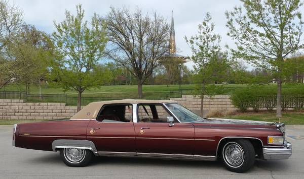 1975 CADILLAC FLEETWOOD TALISMAN FOR SALE - cars & trucks - by owner... for sale in Tulsa, District Of Columbia – photo 3