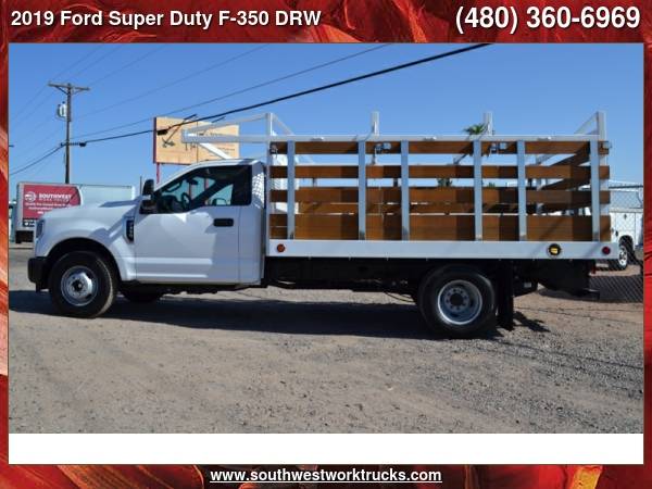 2019 Ford Super Duty F-350 DRW F-350 XL 12 Foot Flat Bed with Rack -... for sale in mesa, TX – photo 2