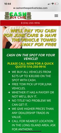 Cash For Your Car Today Fast Cash On The Spot—/L@@K for sale in West Babylon, NY – photo 3