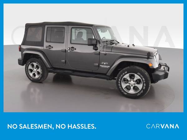 2017 Jeep Wrangler Unlimited Sahara Sport Utility 4D suv Gray for sale in Naples, FL – photo 11