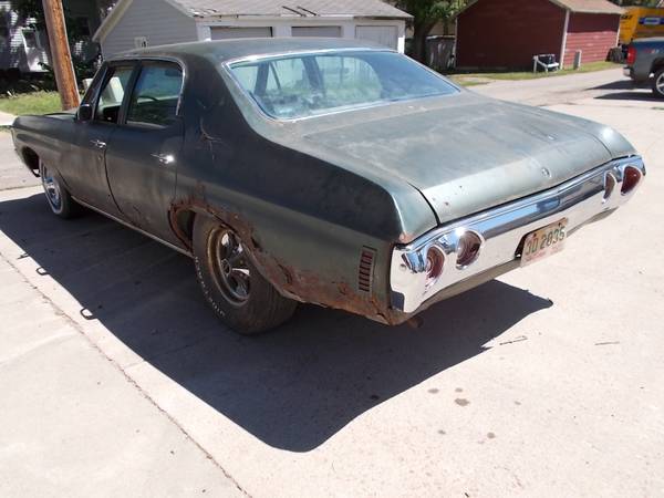 1972 CHEVELLE/MALIBU - cars & trucks - by owner - vehicle automotive... for sale in Aberdeen, SD – photo 7