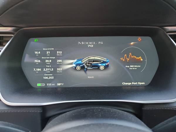 2015 Tesla Model S 70 RWD Blue Autopilot - cars & trucks - by owner... for sale in San Mateo, CA – photo 3