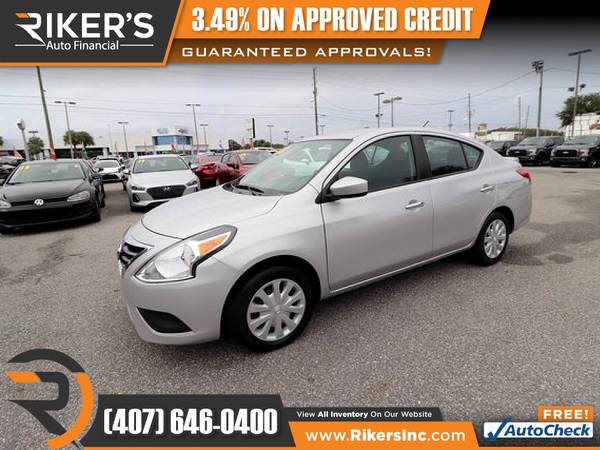 $139/mo - 2018 Nissan Versa 1.6 SV - 100 Approved! - cars & trucks -... for sale in Kissimmee, FL – photo 3