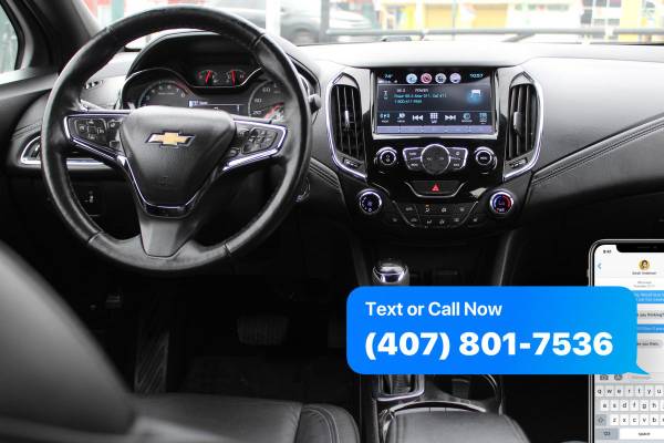 2017 Chevrolet Chevy Cruze Premier Auto Instant Approvals! Minimal... for sale in Orlando, FL – photo 6