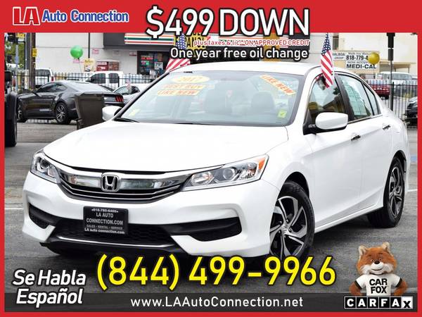 2017 Honda *Accord* *LX* $296 /mo for sale in Van Nuys, CA – photo 3