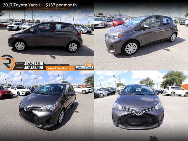 $145/mo - 2018 Toyota Yaris iA Base - 100 Approved! - cars & trucks... for sale in Kissimmee, FL – photo 23