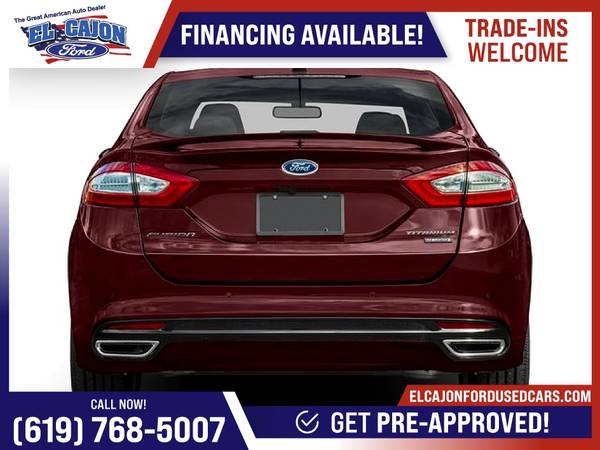 2016 Ford Fusion Titanium FOR ONLY 293/mo! - - by for sale in Santee, CA – photo 5