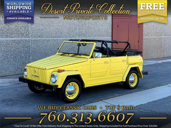 1973 Volkswagen Thing Type 181 Convertible, removable roll bar Wagon for sale in Palm Desert, NY – photo 5