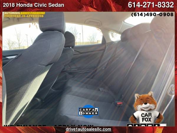 2018 Honda Civic Sedan LX Manual - cars & trucks - by dealer -... for sale in Columbus, OH – photo 10
