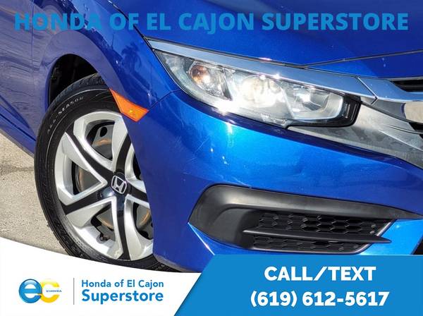 2016 Honda Civic Sedan LX Great Internet Deals On All Inventory -... for sale in El Cajon, CA – photo 3