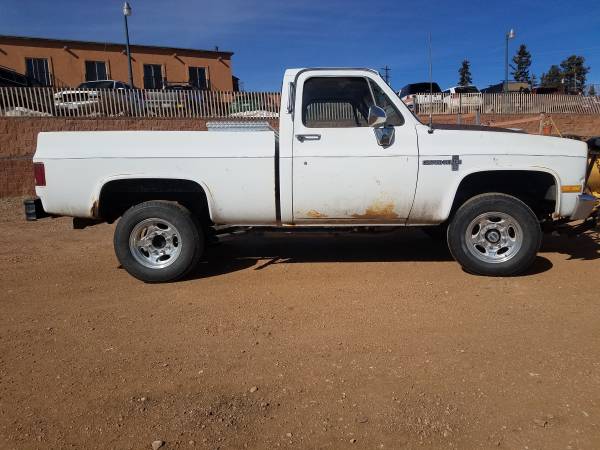 1986 Chevrolet k10 with plow PRICE LOWERED! - - by for sale in Divide, CO – photo 13