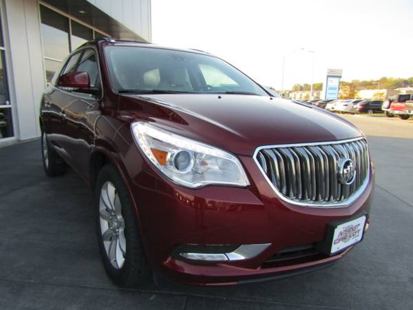 2015 *Buick* *Enclave* *AWD 4dr Premium* Crimson Red - cars & trucks... for sale in Omaha, NE – photo 9
