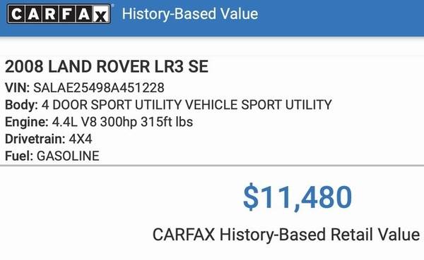 2008 Land Rover LR3 V8 SE - - by dealer for sale in St. Augustine, FL – photo 2