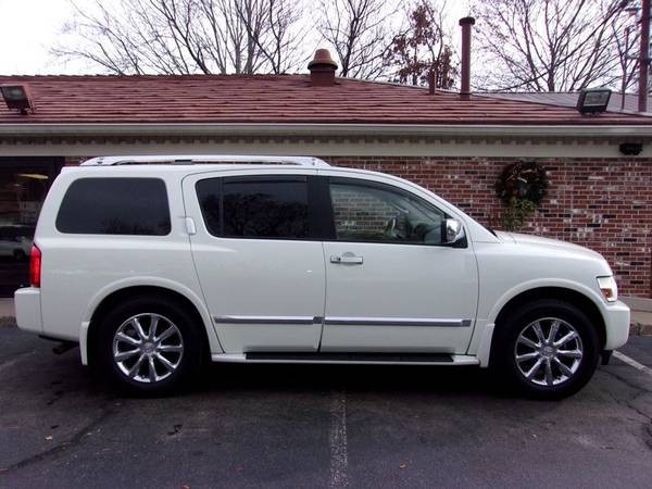 2010 Infini QX56 4x4, 133k Miles, Auto, White/Tan, Nav, P Roof,... for sale in Franklin, NH – photo 2