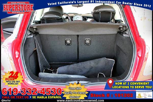 2011 MINI COOPER BASE hatchback-EZ FINANCING-LOW DOWN! for sale in El Cajon, CA – photo 8
