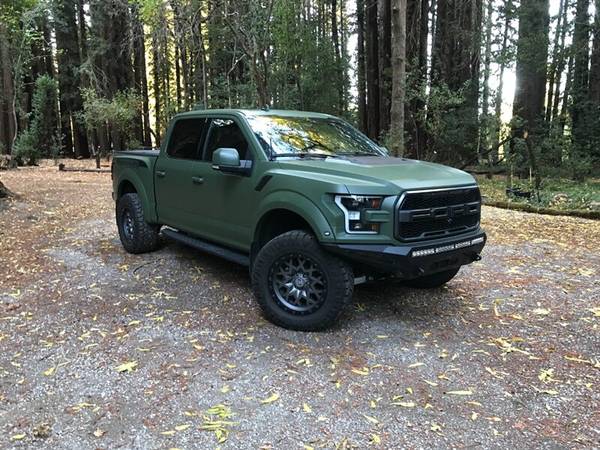 ONE OF A KING RAPTOR with MILITARY GREEN WRAP over white - cars & for sale in San Carlos, CA – photo 9