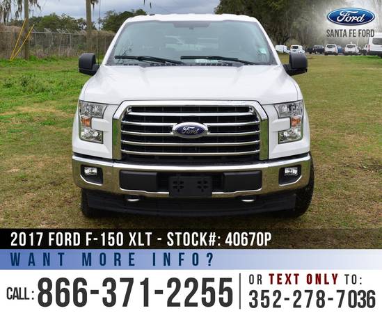 2017 Ford F150 XLT Touchscreen - Ecoboost - Camera - cars & for sale in Alachua, GA – photo 2