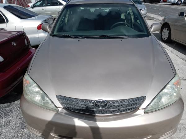 2003 Toyota Camry extra clean Low miles all power leather cold air -... for sale in Hallandale, FL – photo 2