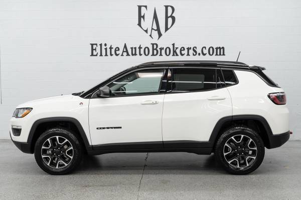 2020 *Jeep* *Compass* *Trailhawk 4x4* White Clearcoa - cars & trucks... for sale in Gaithersburg, District Of Columbia – photo 2