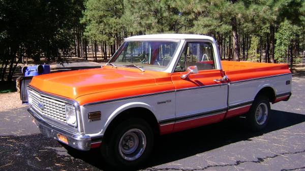1972 CHEVY C10 ARIZONA TRUCK WITH 68,800 MILES - cars & trucks - by... for sale in Overgaard, AZ – photo 3