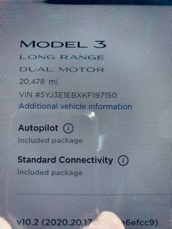 2019 Tesla Model 3 AWD All Wheel Drive Electric Long Range Sedan -... for sale in Bend, OR – photo 17