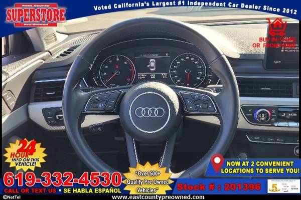 2017 AUDI A4 2.0T PREMIUM PLUS SEDAN-EZ FINANCING-LOW DOWN! - cars &... for sale in El Cajon, CA – photo 15