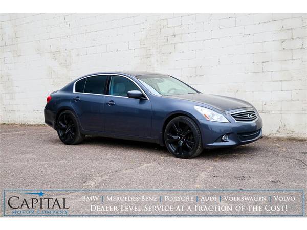 2012 INFINITI G37x Luxury Car! Blacked Out 20" Rims, Nav, Heated... for sale in Eau Claire, MN – photo 5