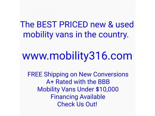 www mobility316 com Mobility Wheelchair Handicap Vans BEST PRICE IN for sale in Wichita, NY – photo 22