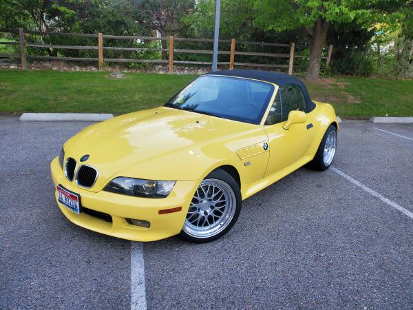 2000 BMW Z3 5 speed rare dakar yellow with only 58k miles! - cars & for sale in Boise, ID – photo 5