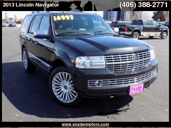 2013 Lincoln Navigator, clean, 4x4, leather, moon, DVD for sale in Belgrade, MT – photo 3